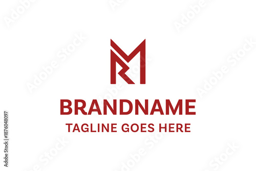 Free Download Letters RM MR Simple Logo, suitable for any business with MR RM initials - GFXLoad
