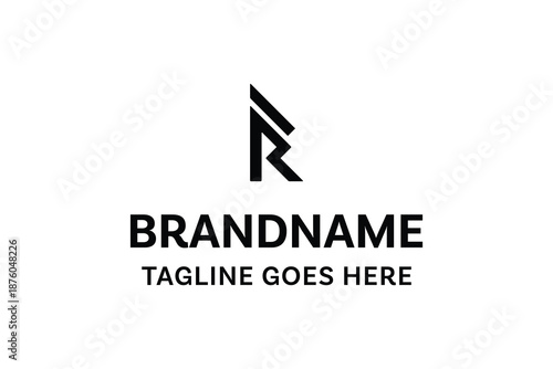 Letters RI IR Simple Logo, suitable for any business with IR RI initials