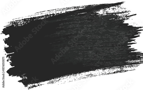黒いインクの筆跡、抽象的なブラシストローク、デザイン要素、ベクターイラストレーション