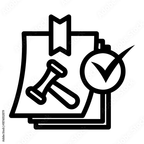 administrative Line Icon