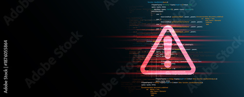 Cyber ​​communication network security protection technology background image