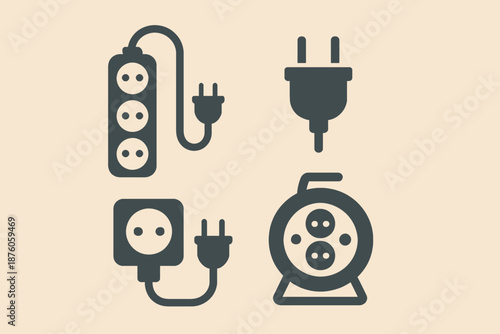Electrical Plugs and Sockets Powering Modern Life.