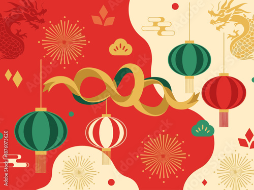 A vibrant, minimalist watermelon design evokes summer joy, perfect for marketing materials or social media posts.