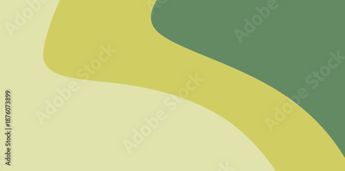 Gentle Green Slope Abstract Background. Soft and gentle illustration vector background with sloping green shapes, perfect for baby products, skin care, and calming visual designs.