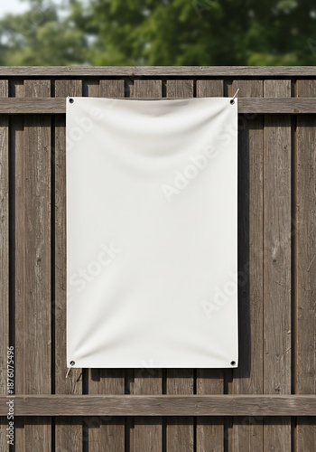 Blank Canvas: Rustic Fence, Summer Day