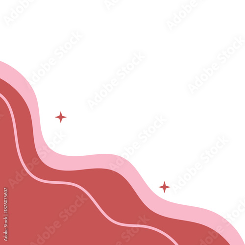 Valentine Day Corner Illustration