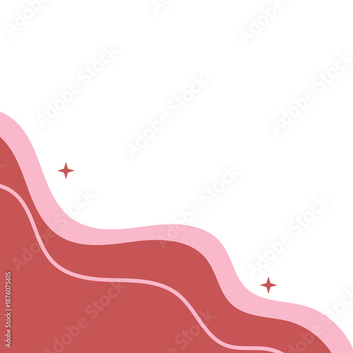 Valentine Day Corner Illustration