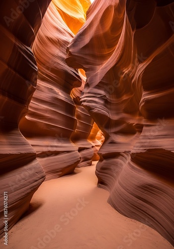 Wallpaper Mural Whispers of Stone: Canyon Light Dance Torontodigital.ca