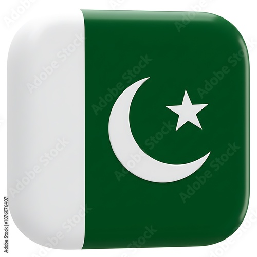 Wallpaper Mural Emerald Hope: Glossy 3D Render of National Symbol Torontodigital.ca