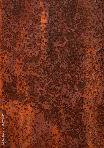 Wallpaper Mural Oxidized Texture: Macro Shot of Aged Metal Torontodigital.ca