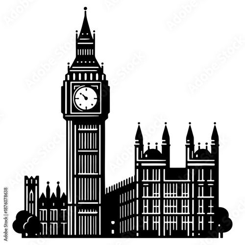 Big Ben England Illustration.