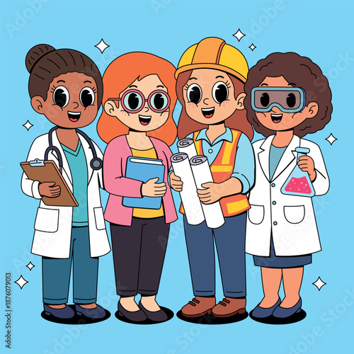 Empowered Women in Diverse Professional Roles