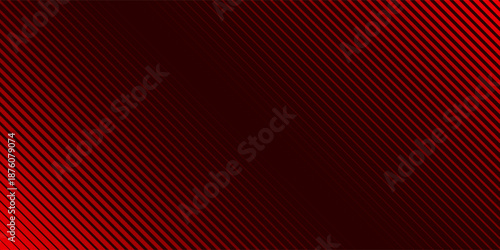 Red diagonal straight line background. Abstract dark striped gradient wallpaper. Red slanted stripes backdrop for flyer, banner, poster, presentation