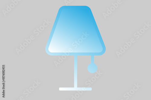 This icon represents a table lamp, often found on a nightstand in a hotel room.