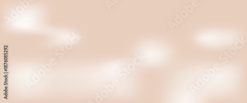 Peach beige clouds studio room background. Heaven sky gradient template. Morning atmosphere surface for beauty products presentation. Pastel caramel color clouds on floor.