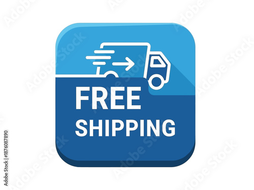 Convenient complimentary delivery solution icon for swift online order fulfillment of products