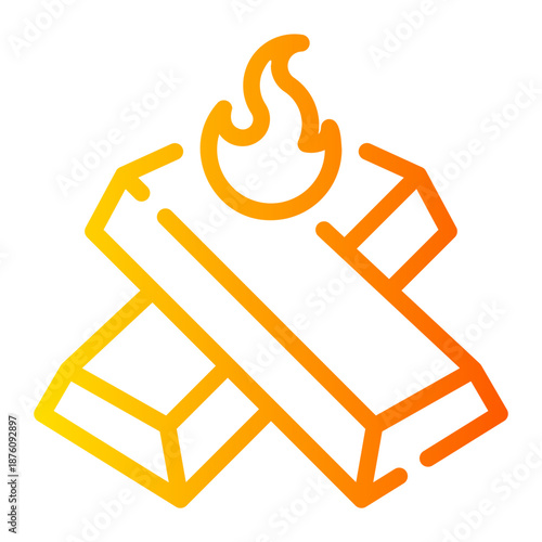 fire gradient icon