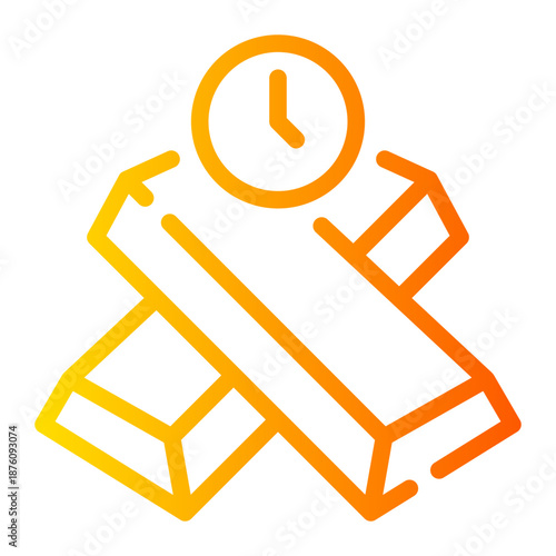 time gradient icon