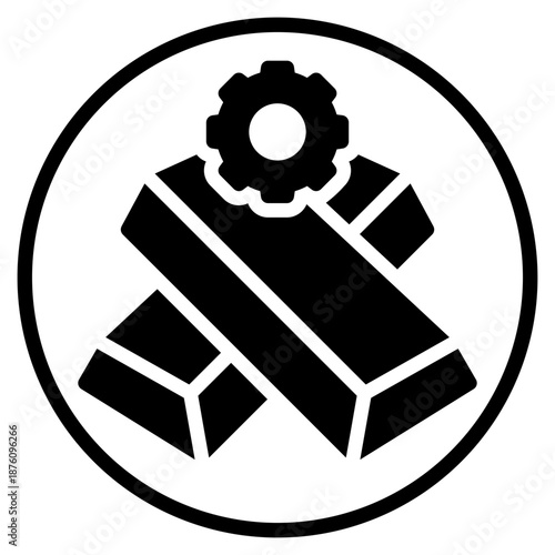 gear glyph icon