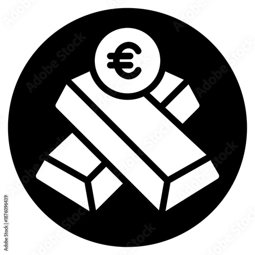 euro glyph icon