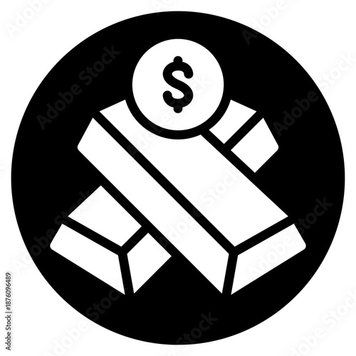 money glyph icon