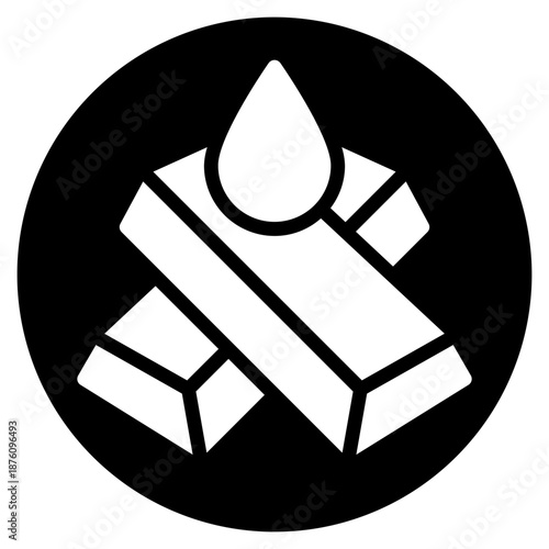 liquidity glyph icon
