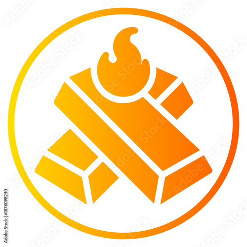 fire gradient icon