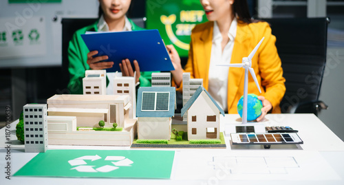 Billede på lærred Professionals for a greener future