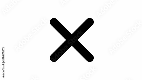X Mark Cross Icon Vector Illustration 1