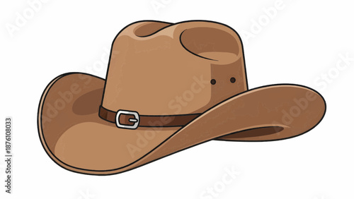 Western Cowboy Hat Vector Illustration 1