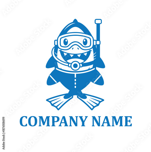 Modern vector company logo design with a water drop concept for business branding