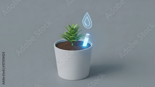 Smart plant monitoring system using 3d edge computing concept to analyze real-time data for optimal growth