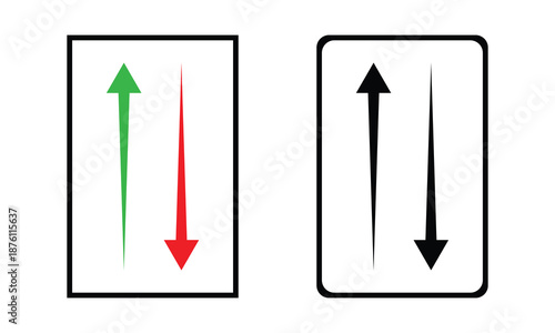 Arrow to the left vector, isolated on white background. Arrow indicated the direction symbol. Green arrow left icon symbol. Vector illustration. Eps 10 .