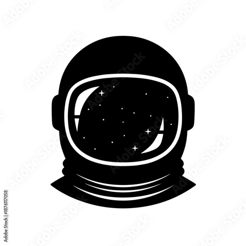  silhouette vector illustration of helmet atronot