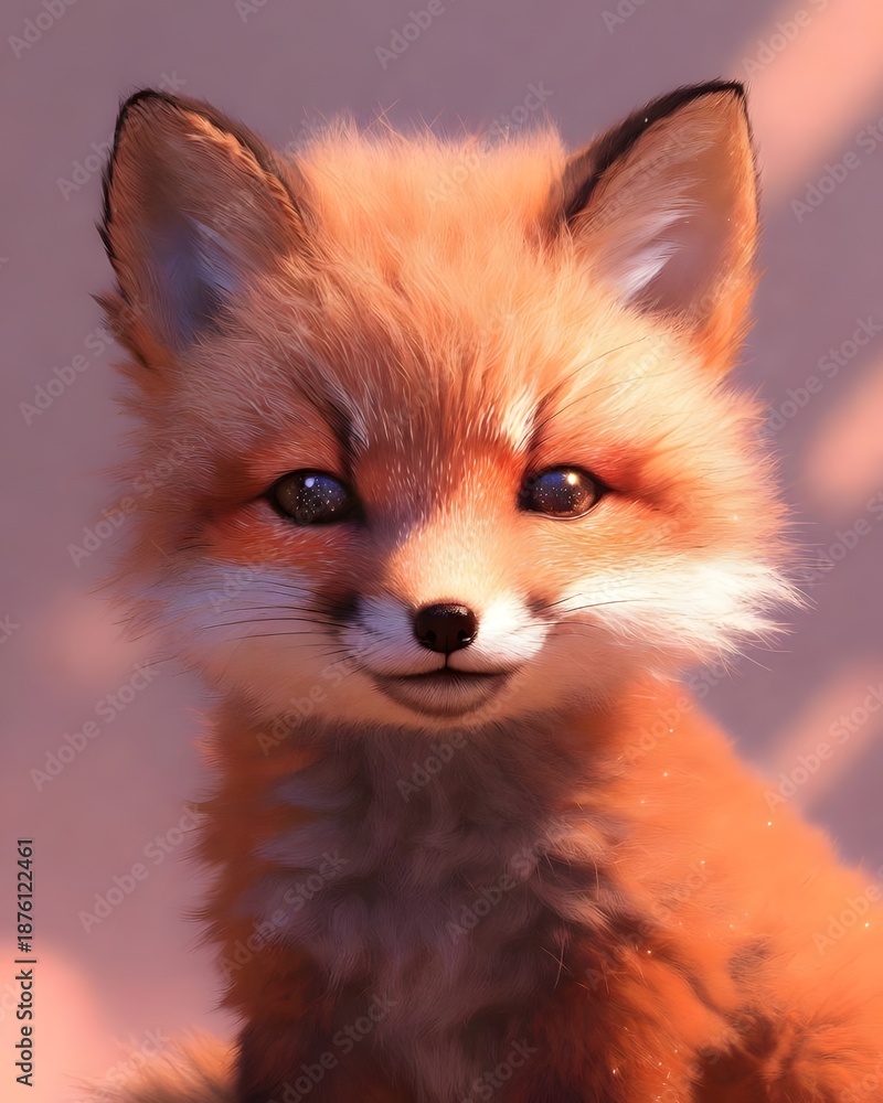 Obraz premium Cute Red Fox Closeup