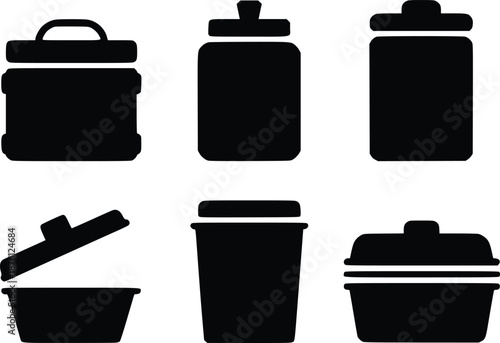 Collection of kitchen containers