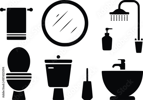 Modern bathroom essentials