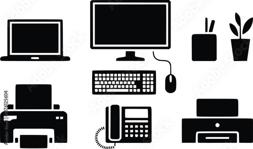 Office equipment setup