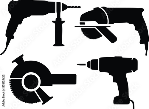 Collection of power tools