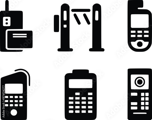 Various types of mobile phones and communication devices