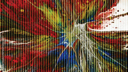 Flat Vector Illustration of Online Education Concept with Student Using Laptop for Digital Learning, Webinar, and Virtual Academic Course