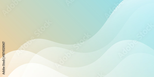 Minimalist abstract background with liquid shape gradation. Template banner gradient color with geometric element. Eps 10