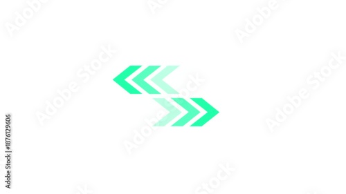 Wallpaper Mural Arrow direction sign animation. abstract directional arrow loading bar animation background Torontodigital.ca