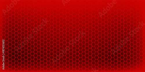Abstract red steel mesh background with red glowing lines with free space for design. Modern technology innovation concept background.