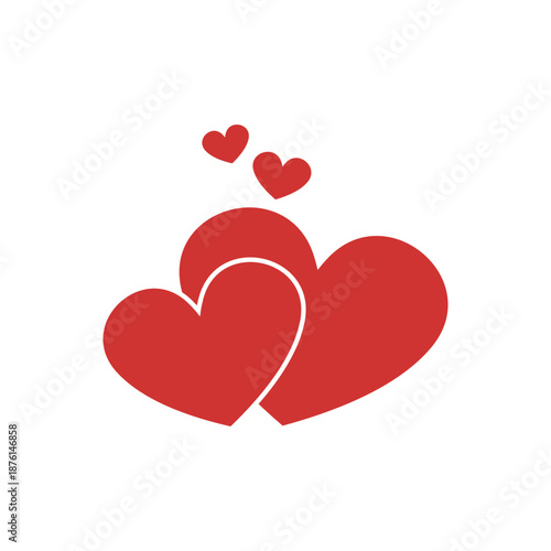 love  logo icon ilustration flat