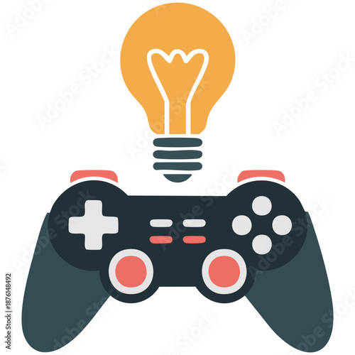 Game ideas vector icon suitable for commercial work easily editable isolated on white