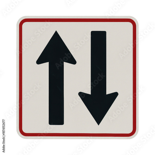 Free Download PNG Two-way traffic sign illustration. - GFXLoad