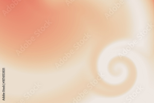渦巻くぼかしが入ったテクスチャ背景　オレンジ 