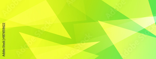 Overlapping yellow and green triangles with gradient shading. Great for geometric designs, backgrounds, and modern digital art projects.