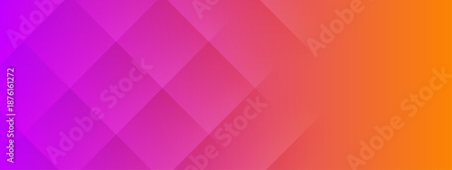 Abstract background with fading purple to orange overlapping squares. Great for digital art, modern design projects, web backgrounds, and print materials.